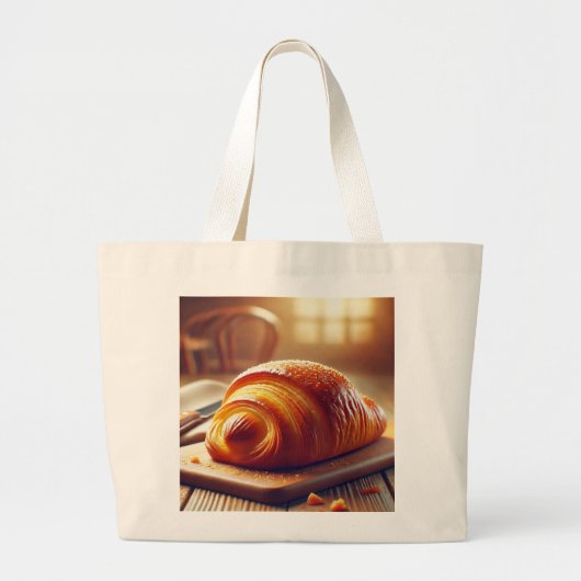 Elegant gebakthema grote tote bag (Voorkant)