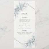 Elegant gebladerte modern menu (Voorkant)