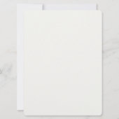 Elegant gebladerte modern save the date (Achterkant)