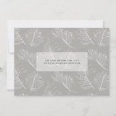 Elegant gebogen | De foto bewaart de Datum Save The Date (Achterkant)