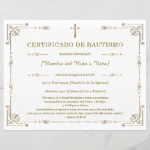 Elegant Geboorteakte Certificaat