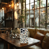 Elegant Geborduurd Botanisch Bloempatroon Case-Mate iPhone Case