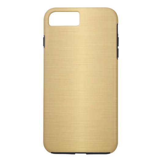 Elegant geborsteld goud effect Case-Mate iPhone case (Achterkant)