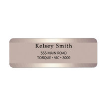 Elegant geborsteld gouden metalen Lijst