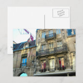 Elegant-gebouwen in Dijon, Bourgogne, Frankrijk 1 Briefkaart (Voorkant / Achterkant)