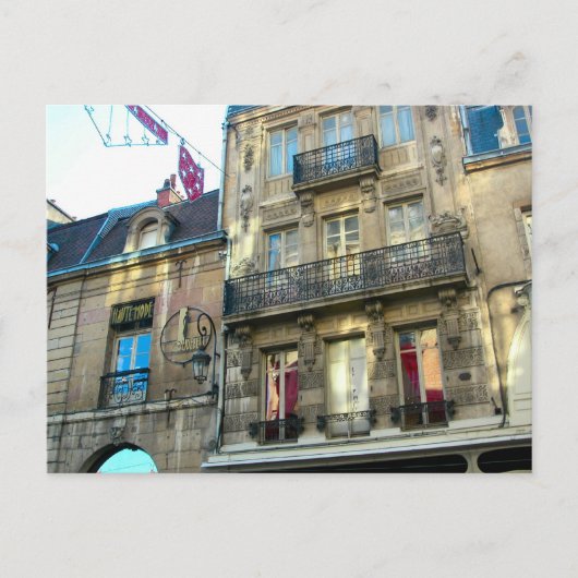 Elegant-gebouwen in Dijon, Bourgogne, Frankrijk 1 Briefkaart (Voorkant)