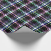 Elegant gebrand met kleurrijke strepen cadeaupapier (Hoek)