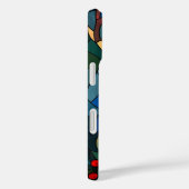 Elegant Gebrandschilderd Glas Rendier Festieve Fee Case-Mate iPhone Case (Achterkant / Rechts)