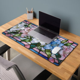 Elegant gebrandschilderd lelie bloemendesign in za bureaumat
