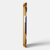 Elegant gebrandschilderd raam met gouden roos Case-Mate iPhone case (Achterkant / Rechts)