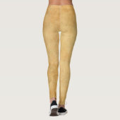 Elegant gebruikt oud papier Kijk naar Sjabloon Mod Leggings (Achterkant)