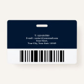 Elegant gecertificeerde notaris publieke lening on badge (Achterkant)