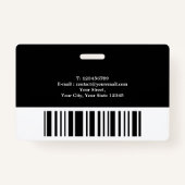 Elegant gecertificeerde notaris publieke lening on badge (Achterkant)