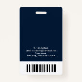 Elegant gecertificeerde notaris publieke lening on badge (Achterkant)