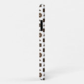 Elegant gecontroleerd patroon Case-Mate iPhone case (Achterkant/rechts)
