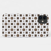 Elegant gecontroleerd patroon Case-Mate iPhone case (Achterkant (horizontaal))