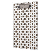 Elegant gecontroleerd patroon klembord (Links)