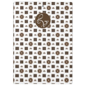 Elegant gecontroleerd patroon klembord (Achterkant)