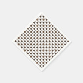 Elegant gecontroleerd patroon servet (Hoek)