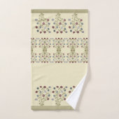 Elegant gecoördineerd bloemaccent bad handdoek (Handdoek)