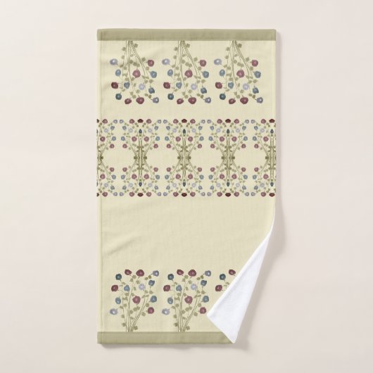 Elegant gecoördineerd bloemaccent bad handdoek (Handdoek)