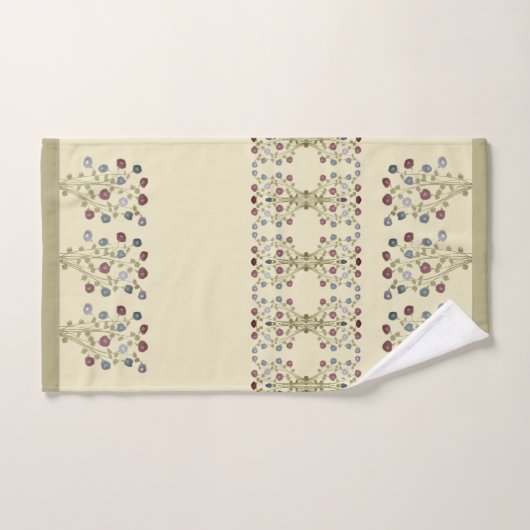 Elegant gecoördineerd bloemaccent bad handdoek (Handdoek)