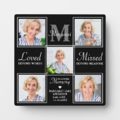 Elegant gedenkboek 5 foto collage herinnering fotoplaat (Voorkant)