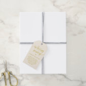 Elegant, Gedenkkaars, Begrafenisservice Label Cadeaulabel (Met Touw)