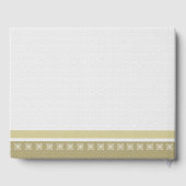 Elegant gedenkteken of begrafenisgastenboek gastenboek (Achterkant)