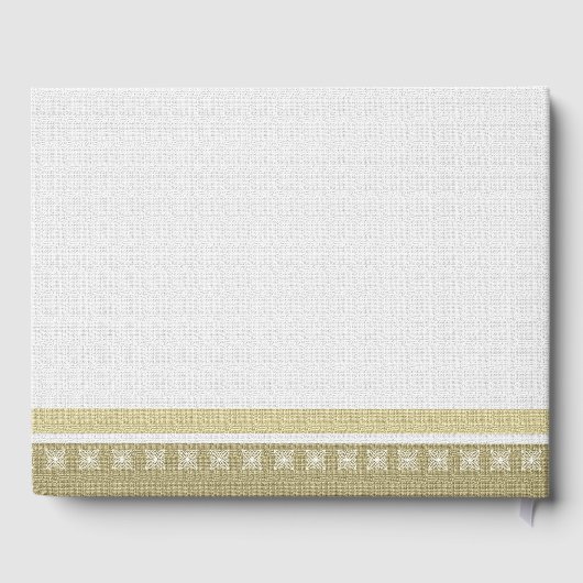 Elegant gedenkteken of begrafenisgastenboek gastenboek (Achterkant)