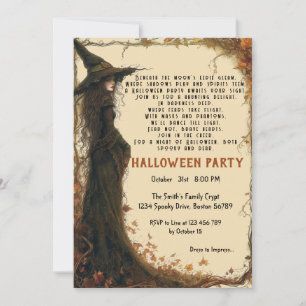 Elegant gedicht Spooktacular I Witch Beige Hallowe Kaart