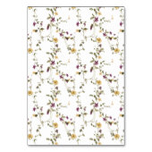 Elegant gedroogd wild bloem pampas Floral Wedding Kaart (Achterkant)