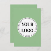 , elegant, gedurfd en verfijnd notitiekaartje (Voorkant / Achterkant)