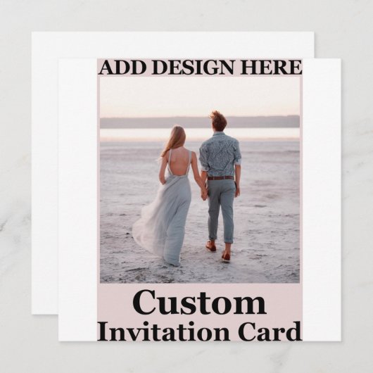 , elegant, gedurfd en verfijnd save the date (Voorkant / Achterkant)