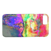 Elegant geel abstract Poppy Waterverf bloemig Case-Mate iPhone Case (Achterkant (Horizontaal))