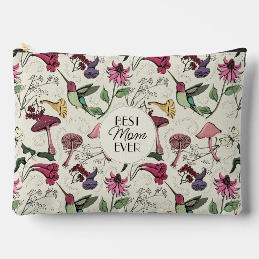 Elegant Geel Beste Moeder Ooit Foto Kolibrie Etui (Voorkant)