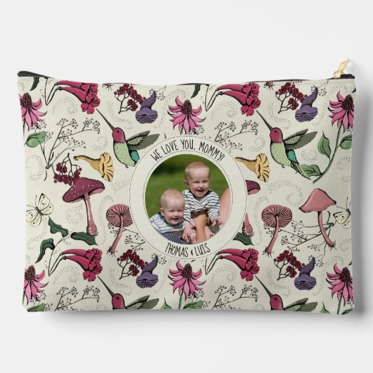 Elegant Geel Beste Moeder Ooit Foto Kolibrie Etui (Achterkant)