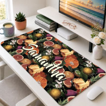 Elegant Geel Citrus Sinaasappel Fruit Patroon
