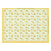 Elegant  Geel Daffodils Floral Flower Tafelkleed (Voorkant (Horizontaal))