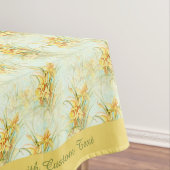 Elegant  Geel Daffodils Floral Flower Tafelkleed (Voorbeeld)