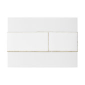 Elegant Geel en Ivoor Roos Bruiloft Uitnodigingen Wikkel (Achterkant Voorbeeld)