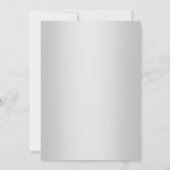 ELEGANT GEEL FLORAAL BOUQUET MODERN WEDING KAART (Achterkant)