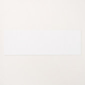 Elegant geel Hydragea bloemenmonogram Yogamat (Achterkant (horizontaal))