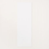 Elegant geel Hydragea bloemenmonogram Yogamat (Achterkant)