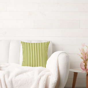 Elegant Geel Kleurenthema Streep Worp Kussen