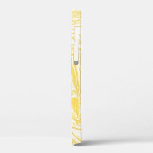 Elegant geel marmer: handgetekende textuur Case-Mate iPhone case (Achterkant / Links)