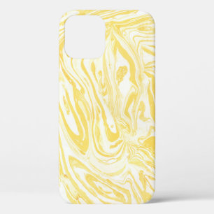 Elegant geel marmer: handgetekende textuur Case-Mate iPhone case