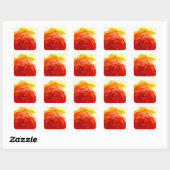 Elegant Geel Rose geel bloemgeel Vierkante Sticker (Vel)
