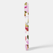 Elegant Geel Roze Waterverf Floral Gepersonaliseer Case-Mate iPhone Case (Achterkant / Links)