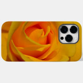 Elegant geel sinaasappel bloemenfoto geel rose Case-Mate iPhone case (Achterkant (horizontaal))